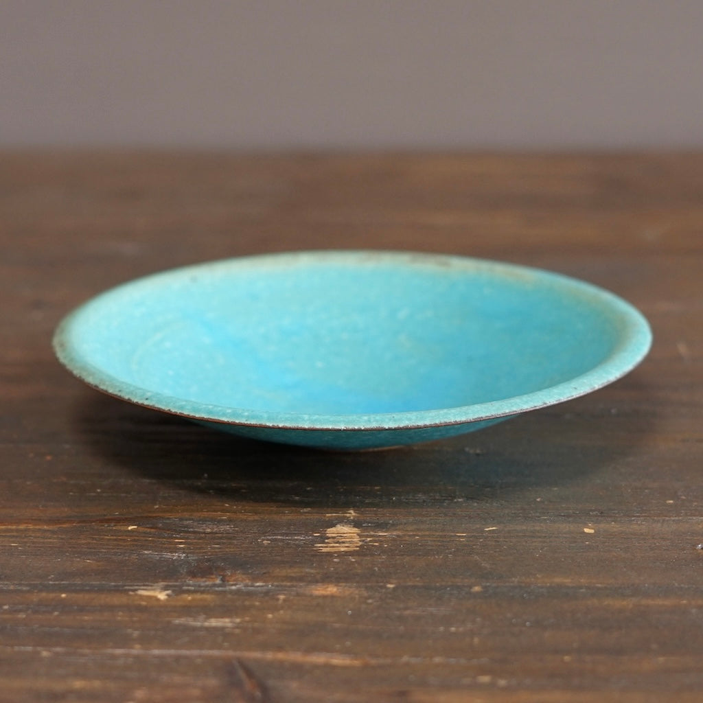 Turquoise Medium Shallow Bowl #MS007L
