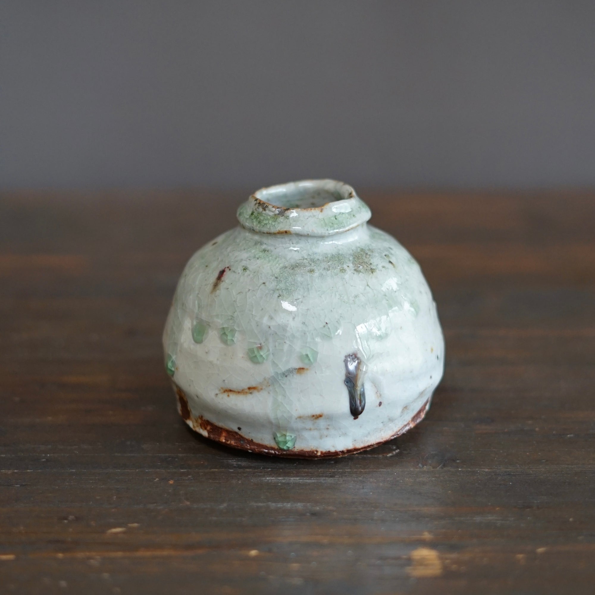 Wood Fired Flower Vase #FQ712A