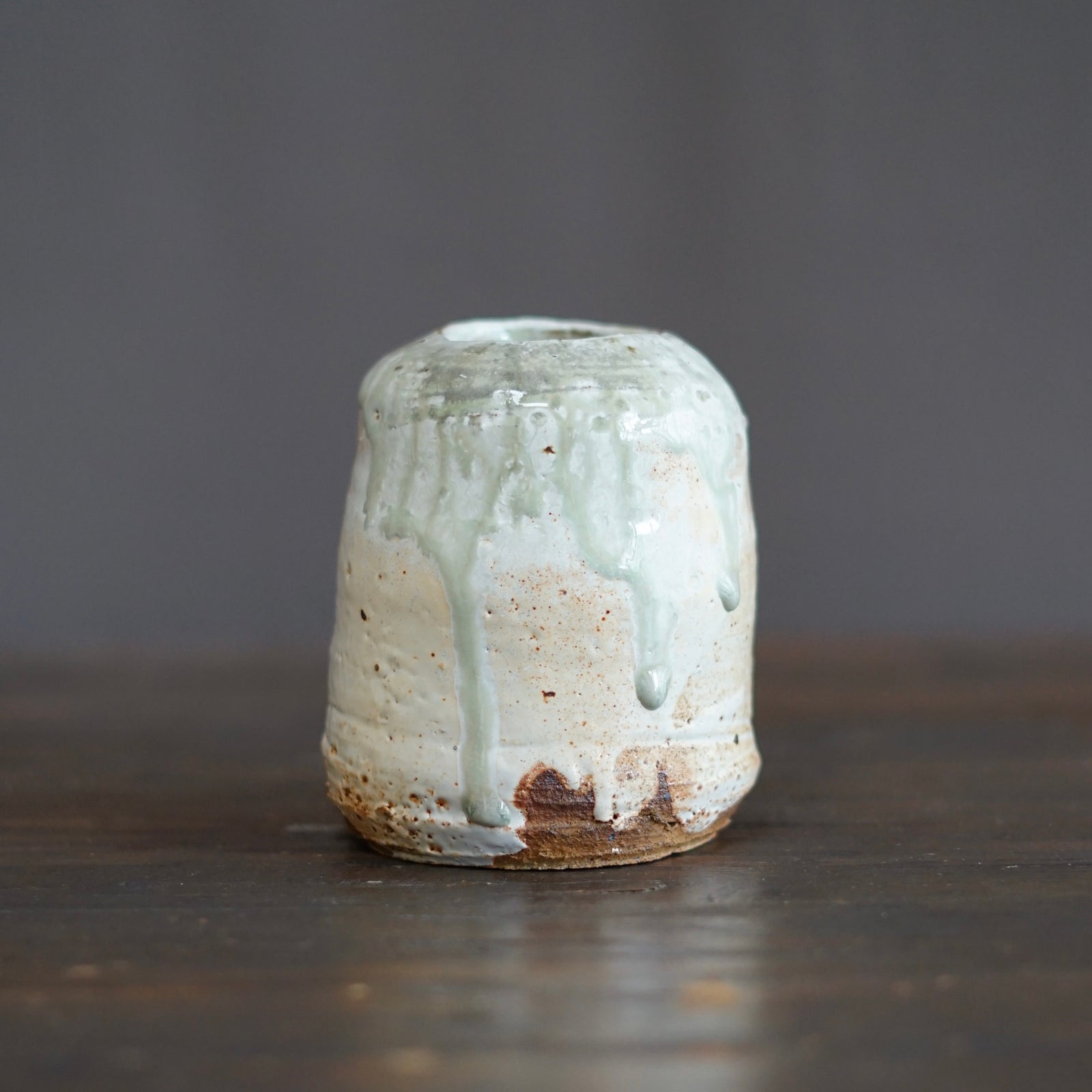 Wood Fired Flower Vase #FQ712B