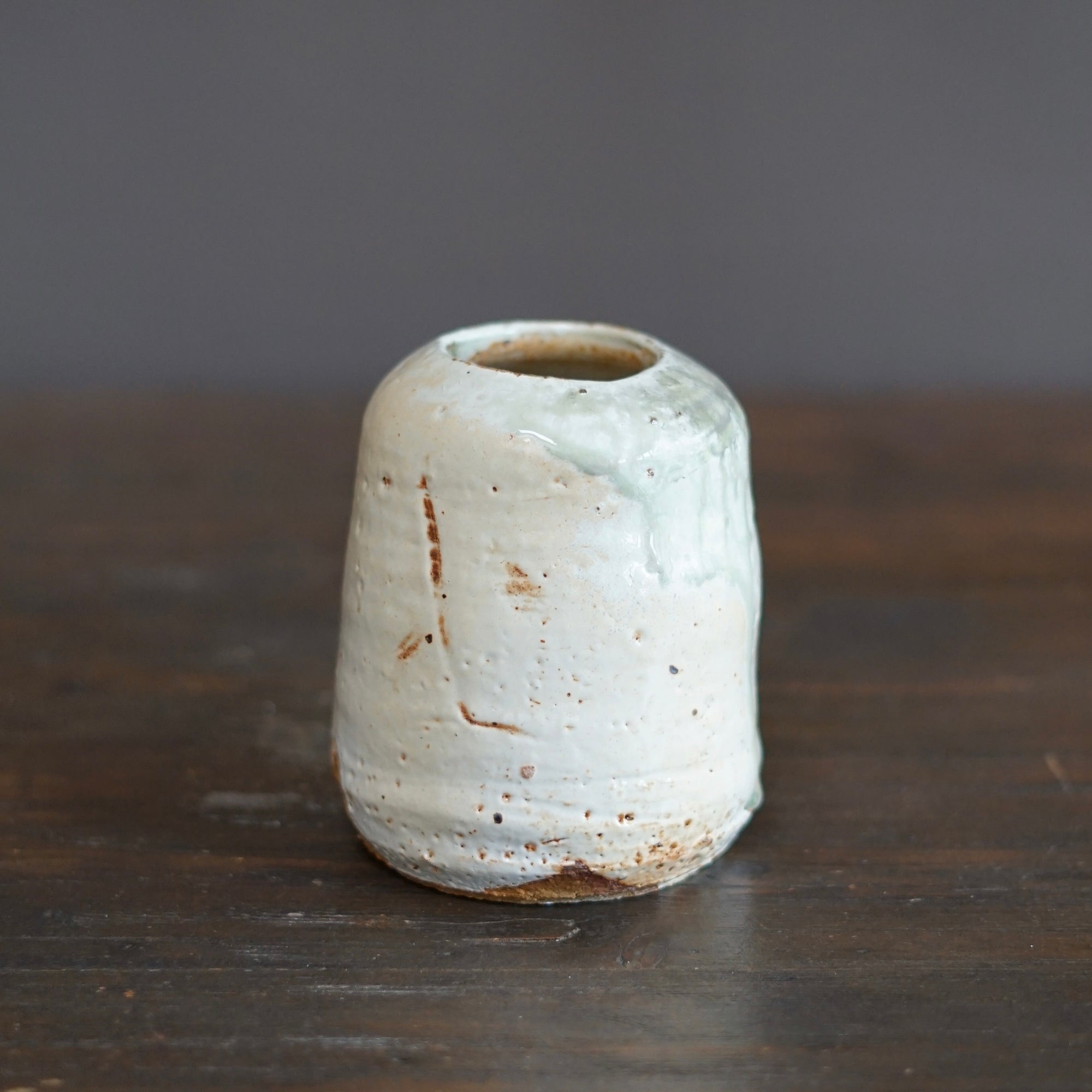 Wood Fired Flower Vase #FQ712B