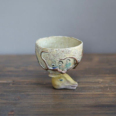 Deer Head Tea Cup #MA115A