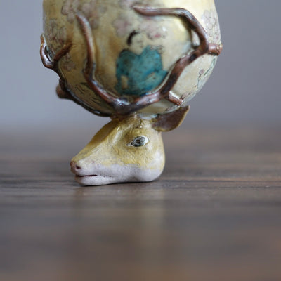 Deer Head Tea Cup #MA115A