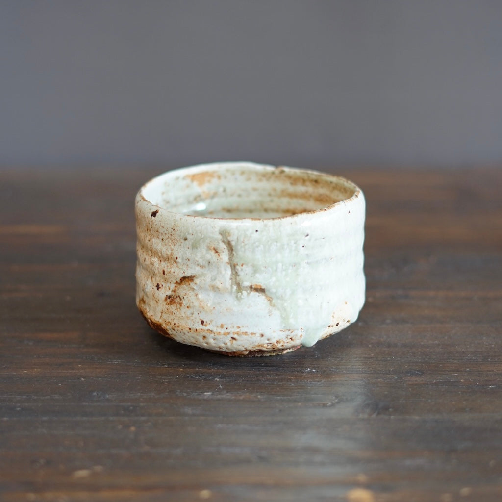 Wood Fired Tea Bowl #FQ709A