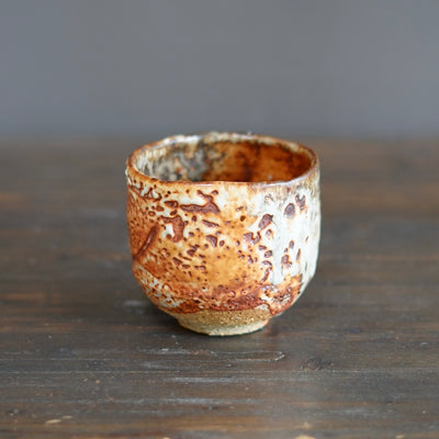 Wood Fired Tea Bowl #FQ709B