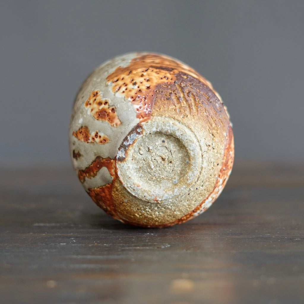 Wood Fired Tea Bowl #FQ709B