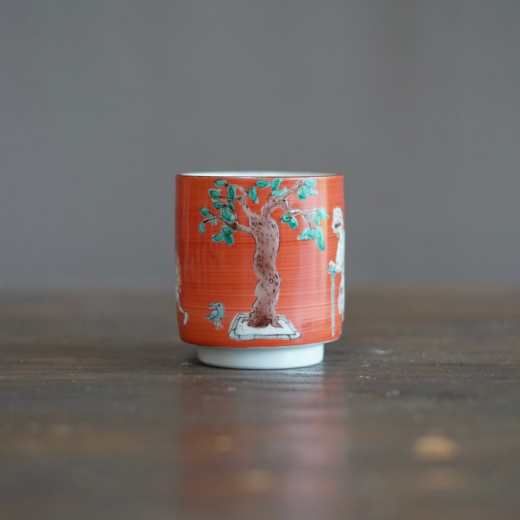 KUTANI-ISH YUNOMI Tea Cup #MA131A