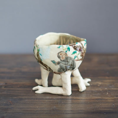 Wiggly Limbs Tea Ceremony Bowl #MA117