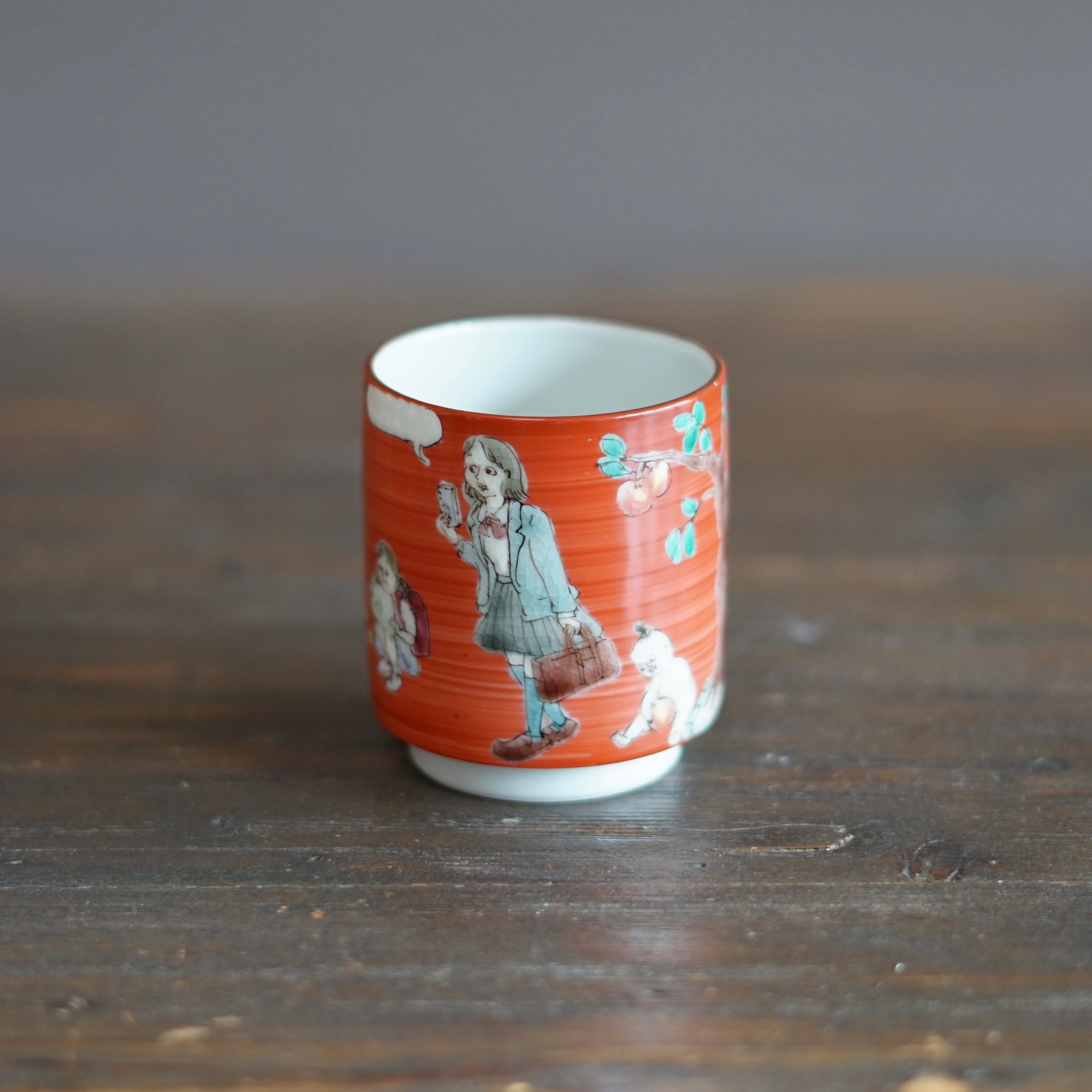 KUTANI-ISH YUNOMI Tea Cup #MA131C