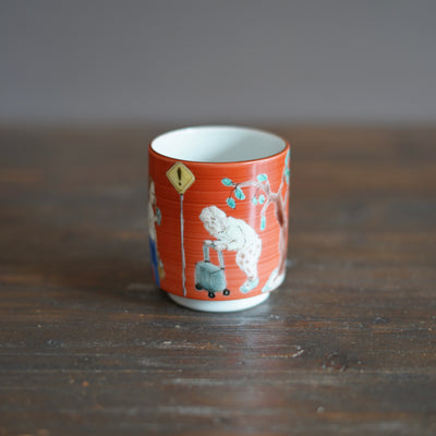 KUTANI-ISH YUNOMI Tea Cup #MA131D