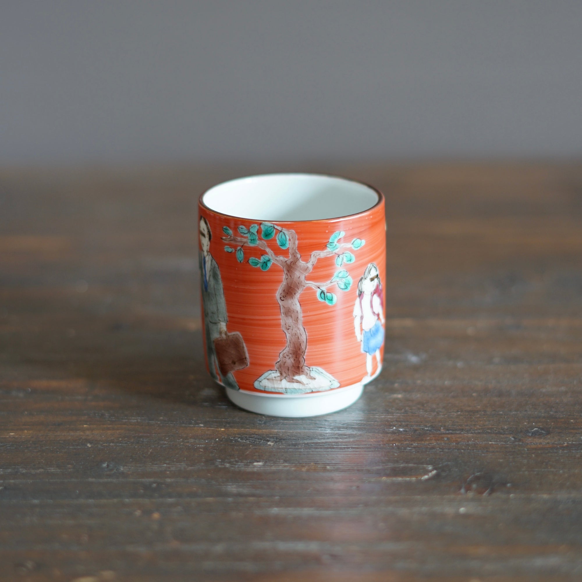 KUTANI-ISH YUNOMI Tea Cup #MA131F