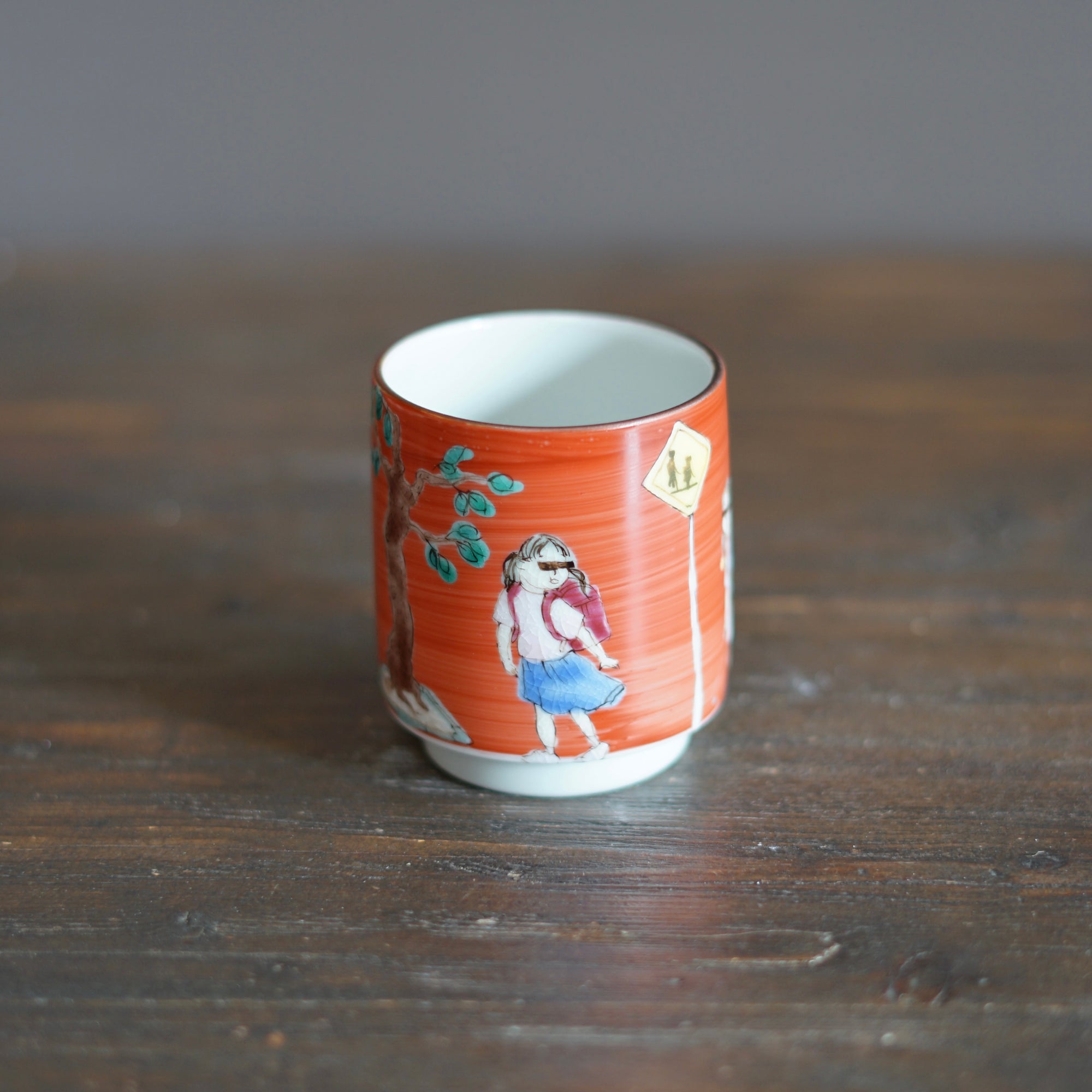 KUTANI-ISH YUNOMI Tea Cup #MA131F