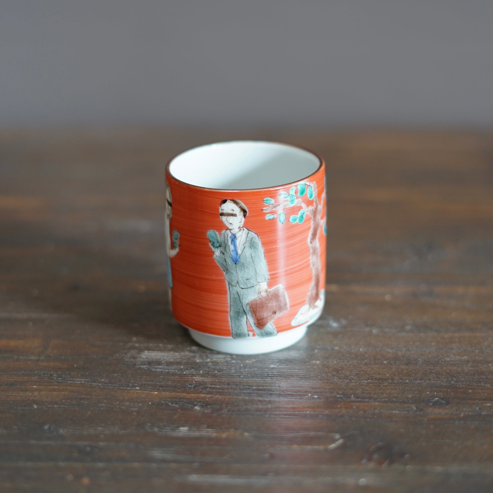 KUTANI-ISH YUNOMI Tea Cup #MA131F