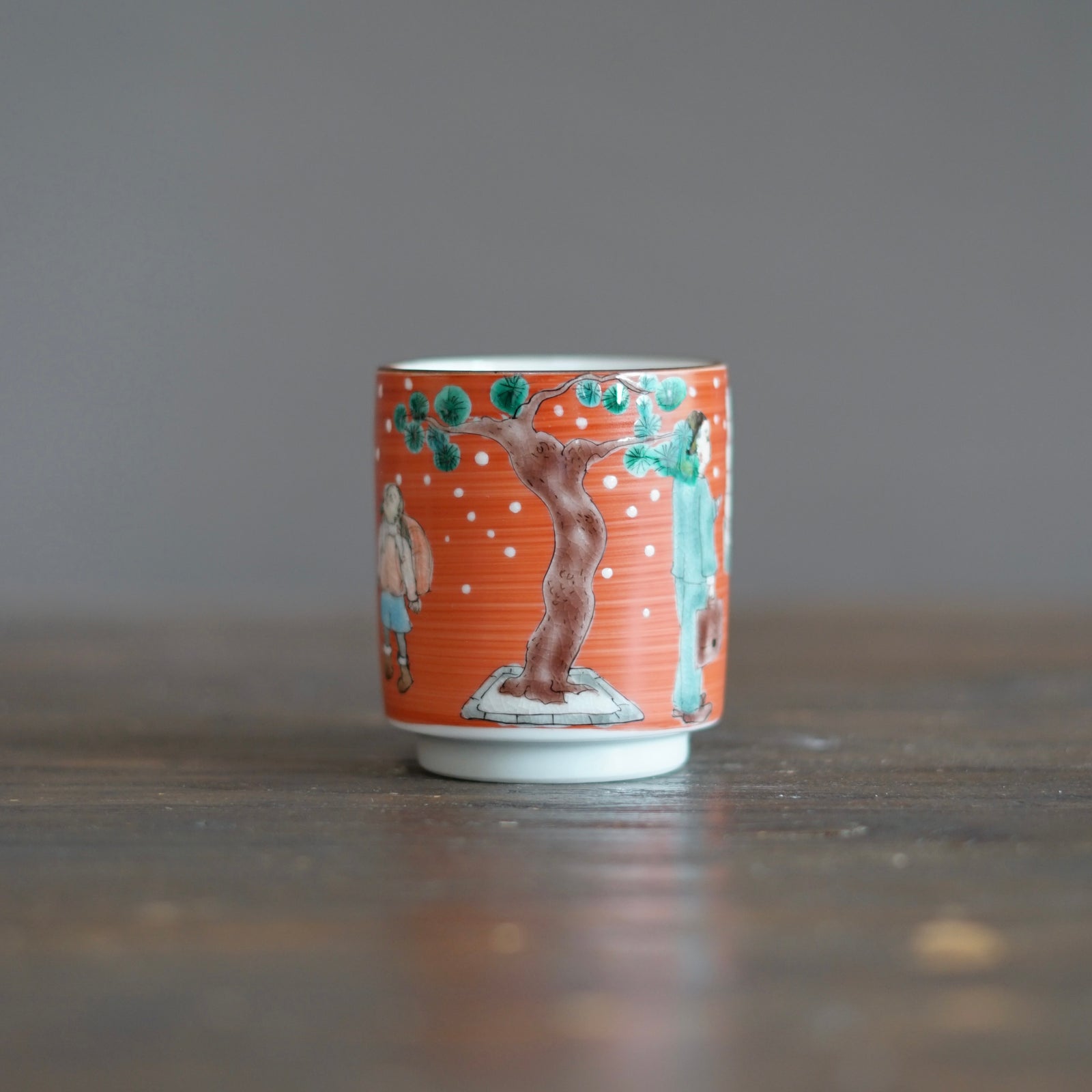 KUTANI-ISH YUNOMI Tea Cup #MA131i