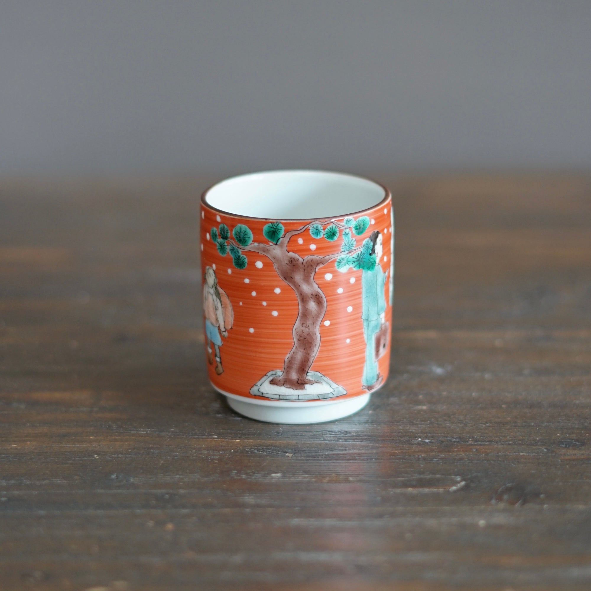 KUTANI-ISH YUNOMI Tea Cup #MA131i