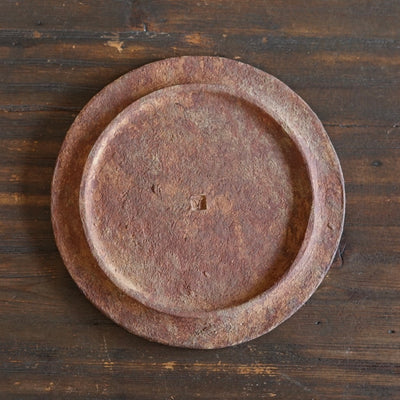 Disc Plate, Glacial Clay Finish #MG1B