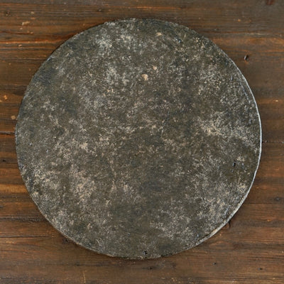 Disc Plate, Iron Glaze Finish #MG3