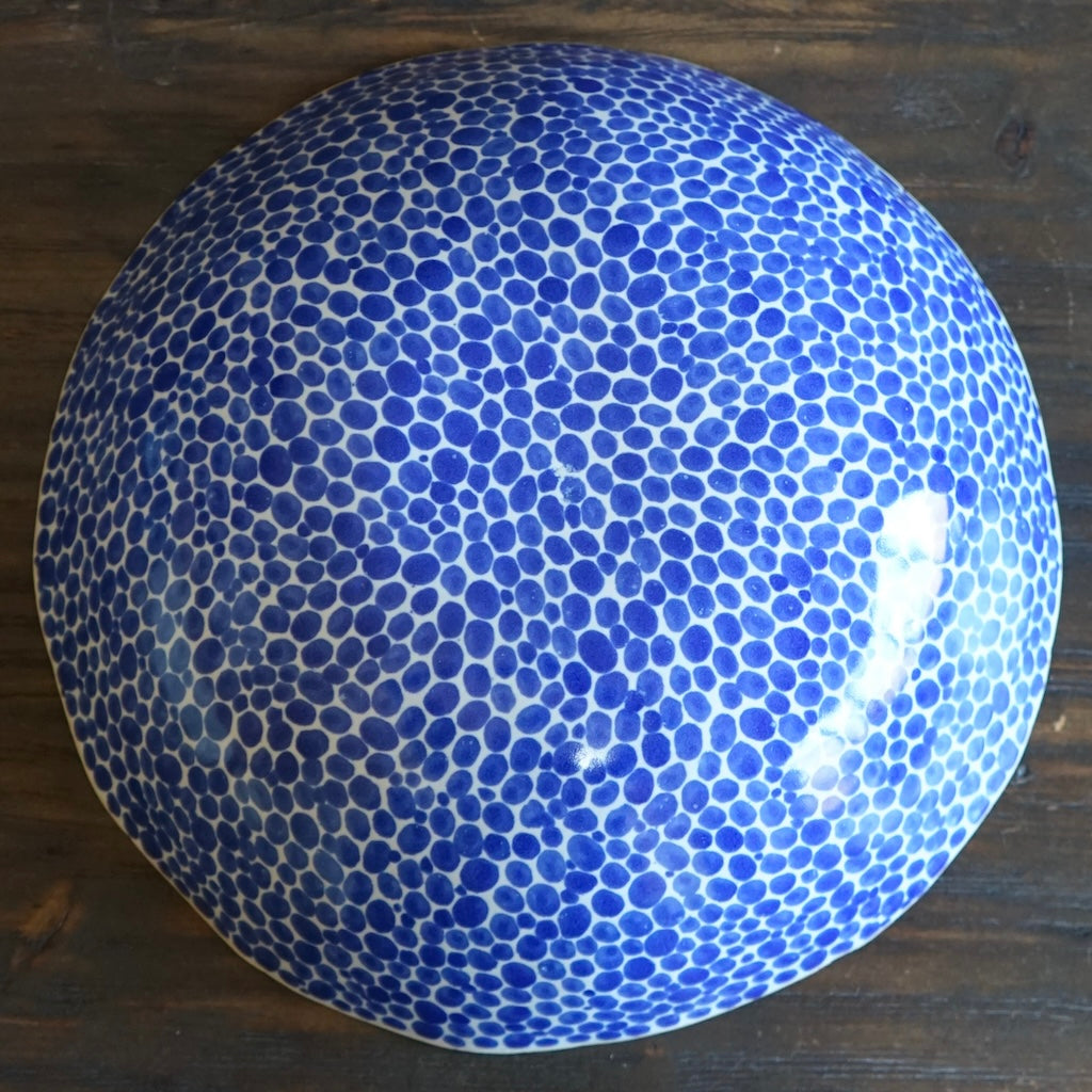 Good Fortune Spiral Dragon Rice Bowl #K36B