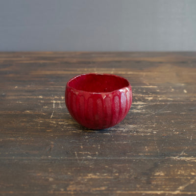 Red Glaze Round Tea Cup #HT360
