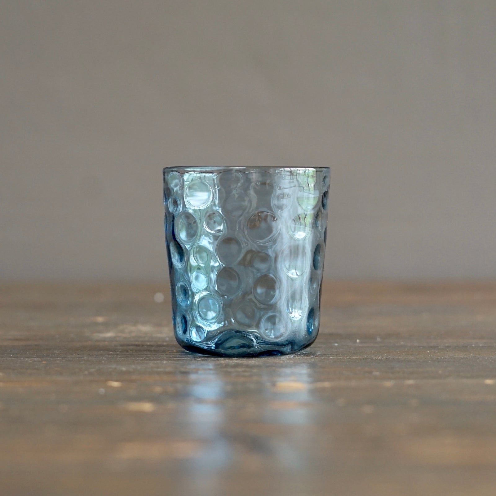 NOTO Blue Dotted Glass Tumbler