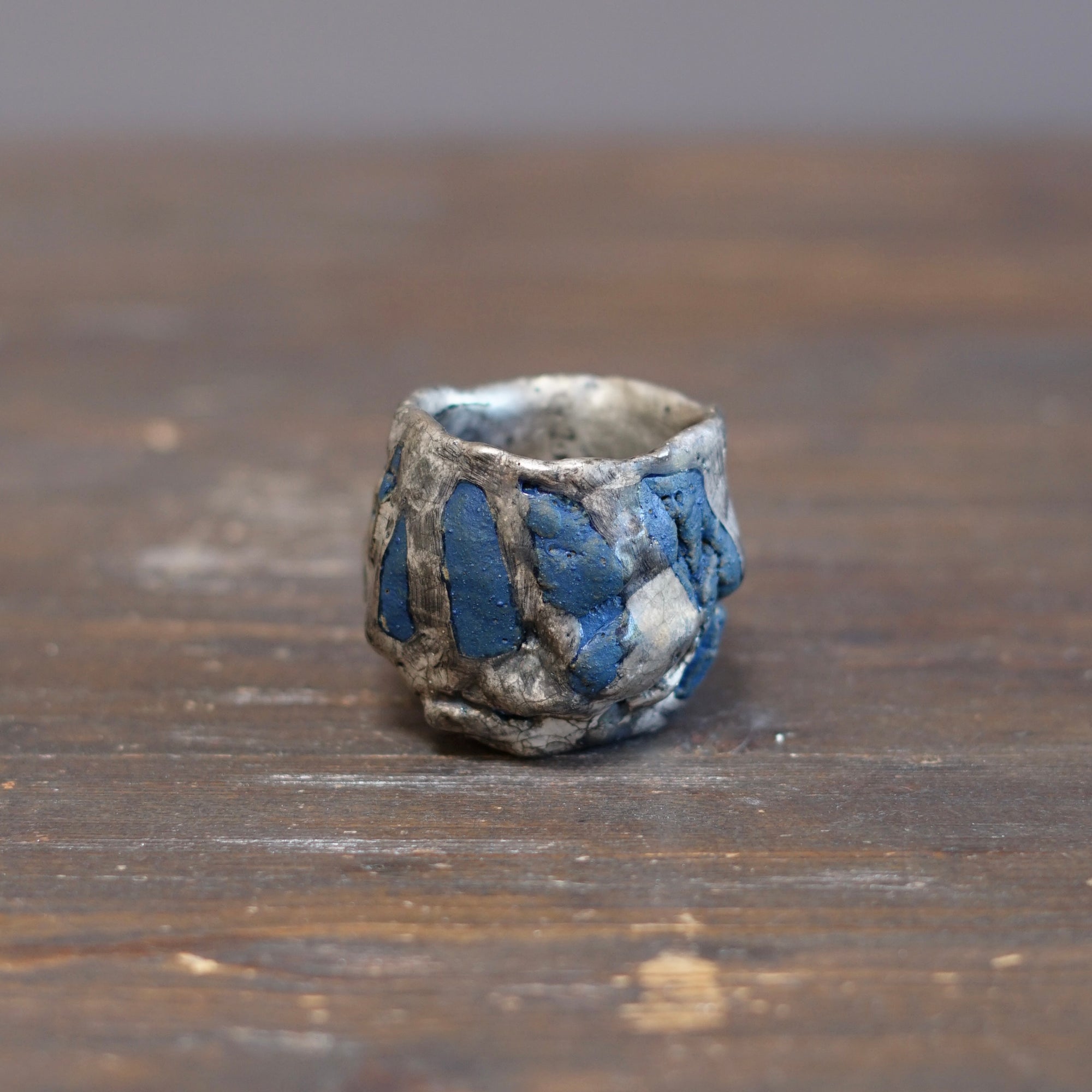 'Ocean Floor' GUINOMI Sake Cup #HT517
