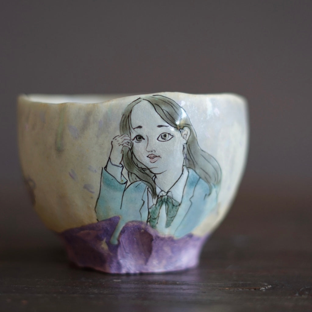 SAKURA-CHAN Tea Bowl #MA134