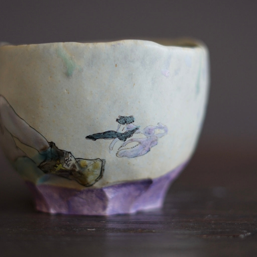 SAKURA-CHAN Tea Bowl #MA134