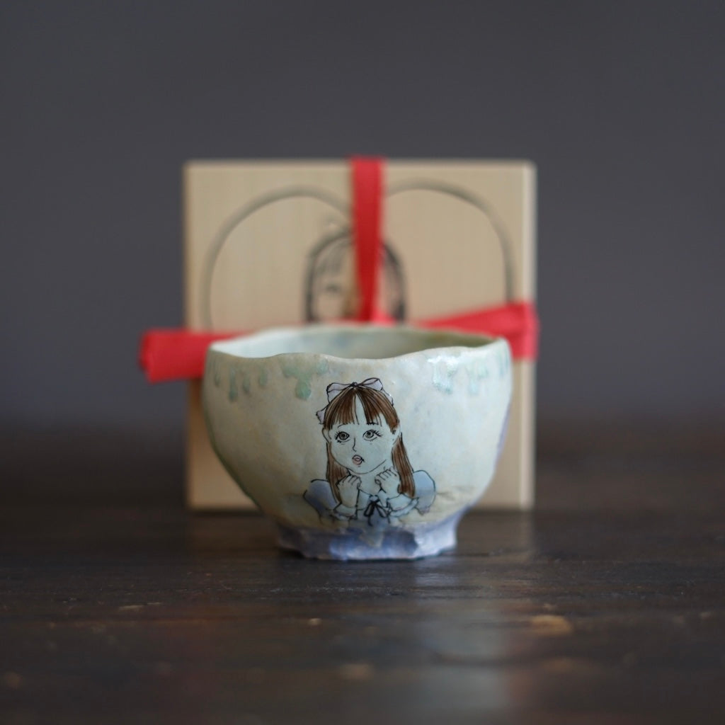 RUKA-NYAN Tea Bowl #MA135