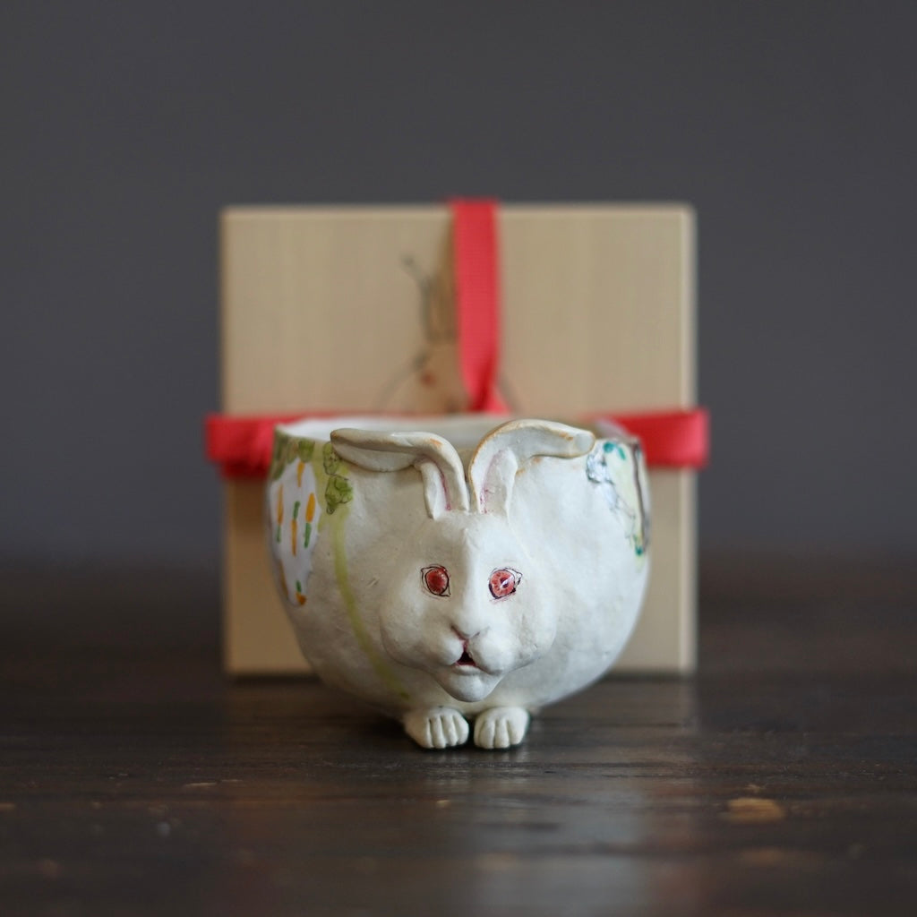 White Rabbit Tea Ceremony Bowl #MA133