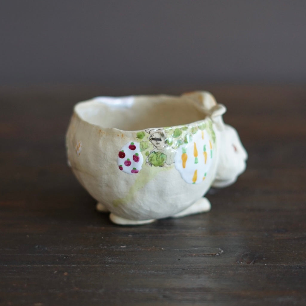 White Rabbit Tea Ceremony Bowl #MA133