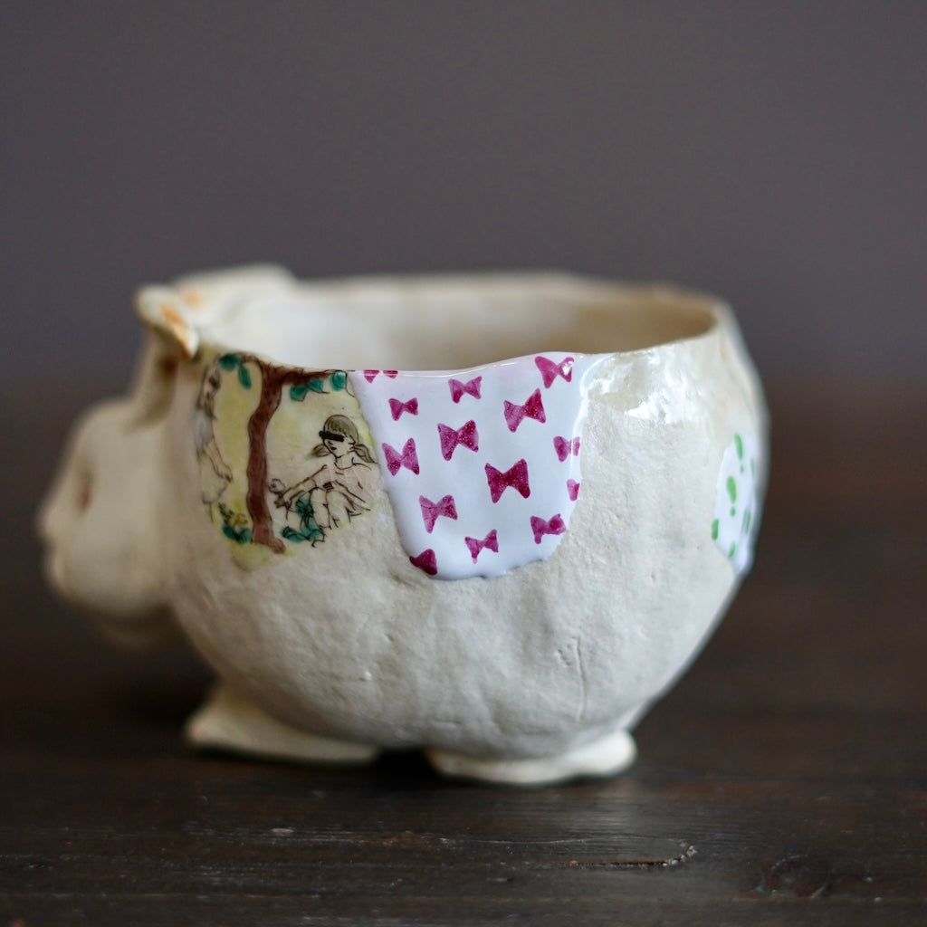 White Rabbit Tea Ceremony Bowl #MA133