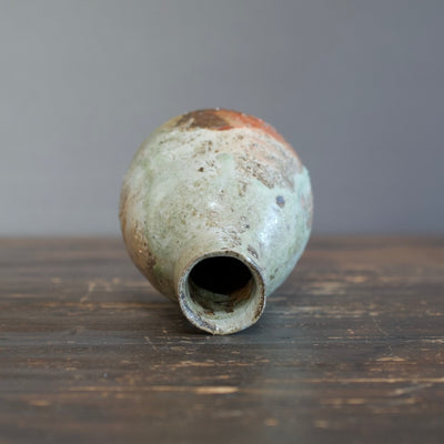 White Slip Flower Vase #HT277