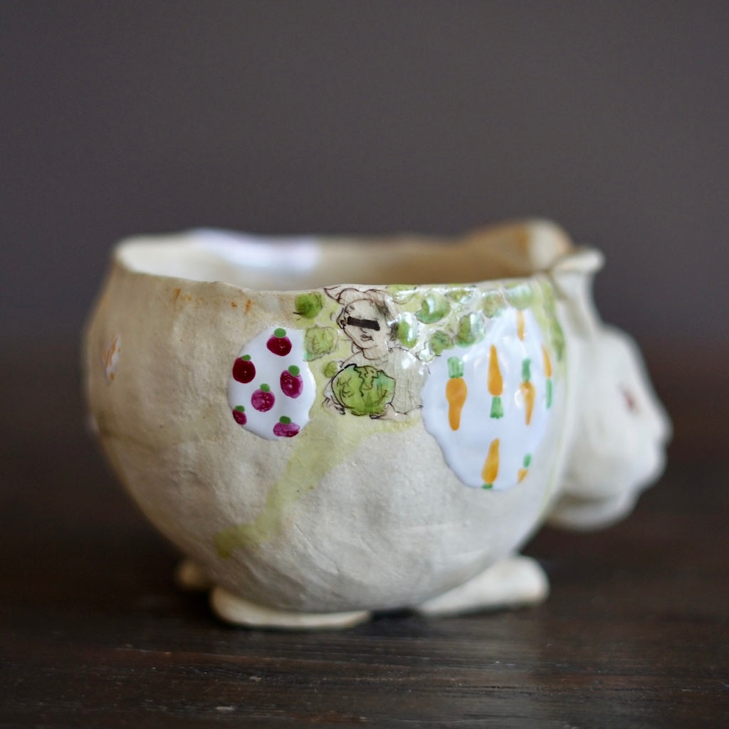 White Rabbit Tea Ceremony Bowl #MA133