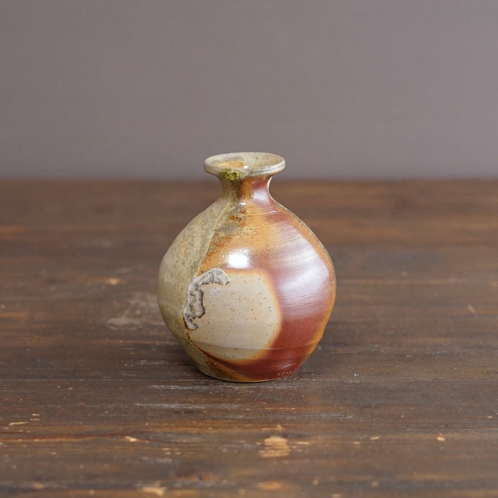 Wood Fired Bottle Vase #LR73A