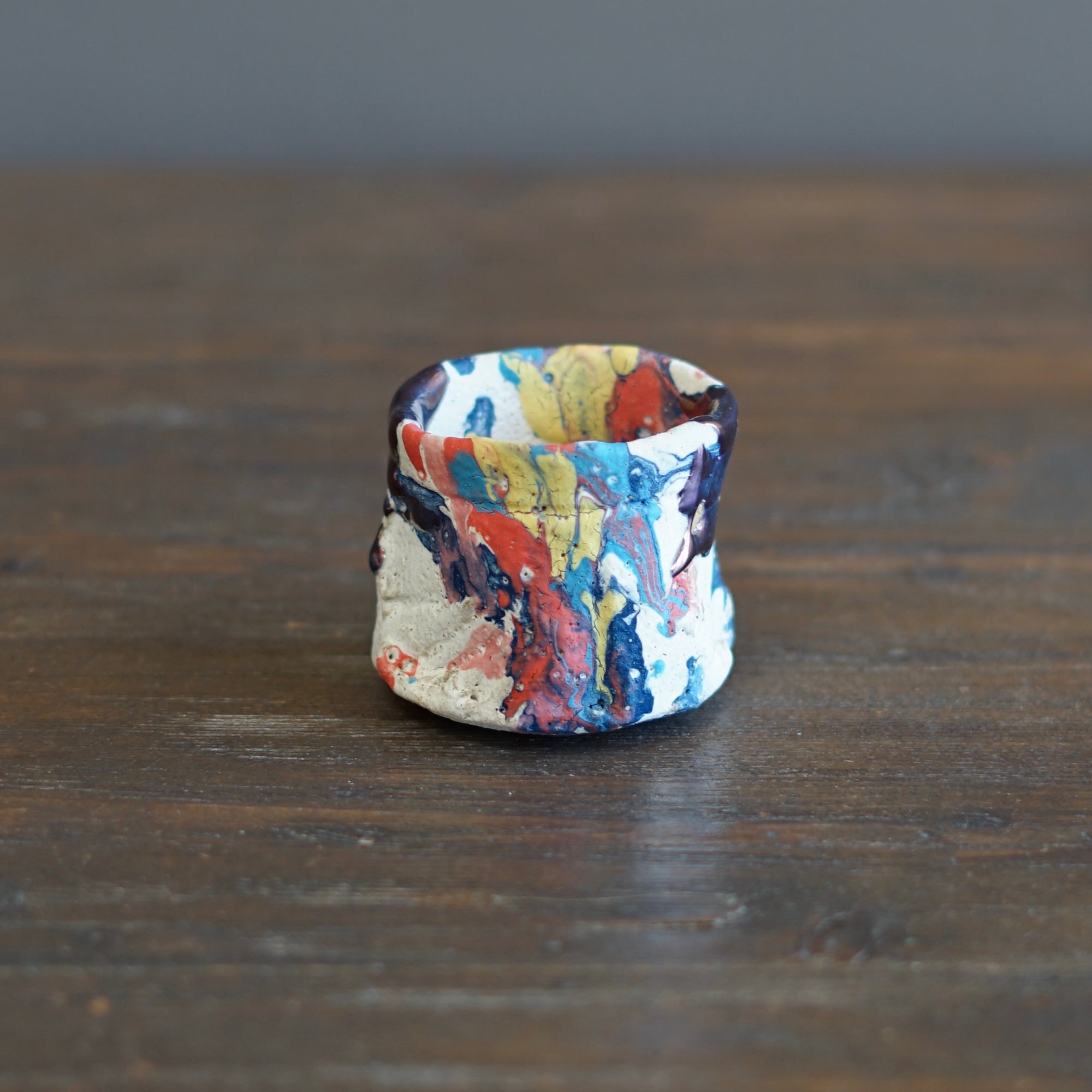 Luster Rainbow GUINOMI Sake Cup #HT443