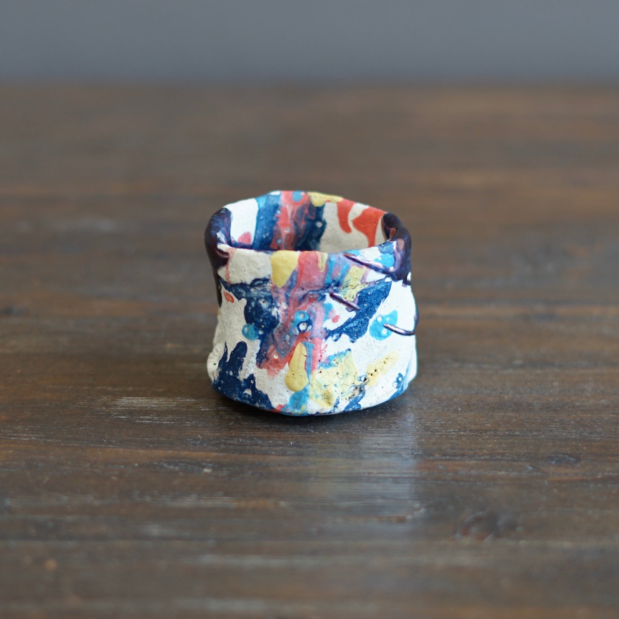 Luster Rainbow GUINOMI Sake Cup #HT443