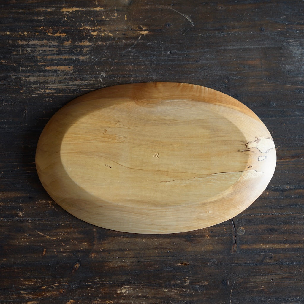 Hand Carved Oval Serving Platter #YT32