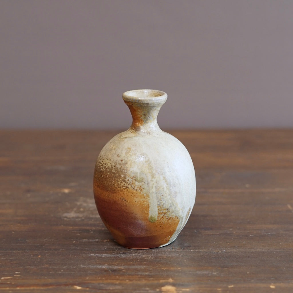 Wood Fired Bottle Vase #LR73D