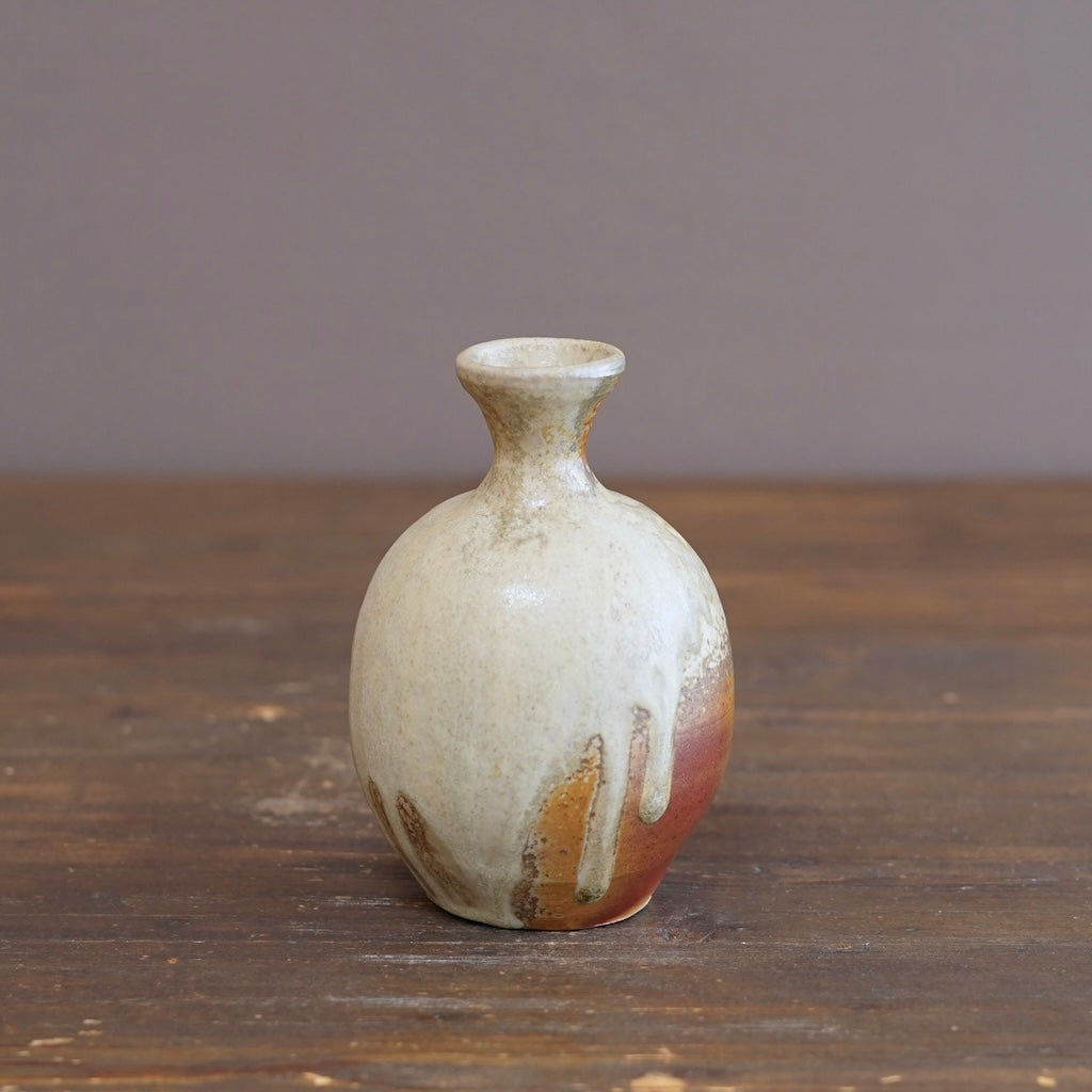 Wood Fired Bottle Vase #LR73D