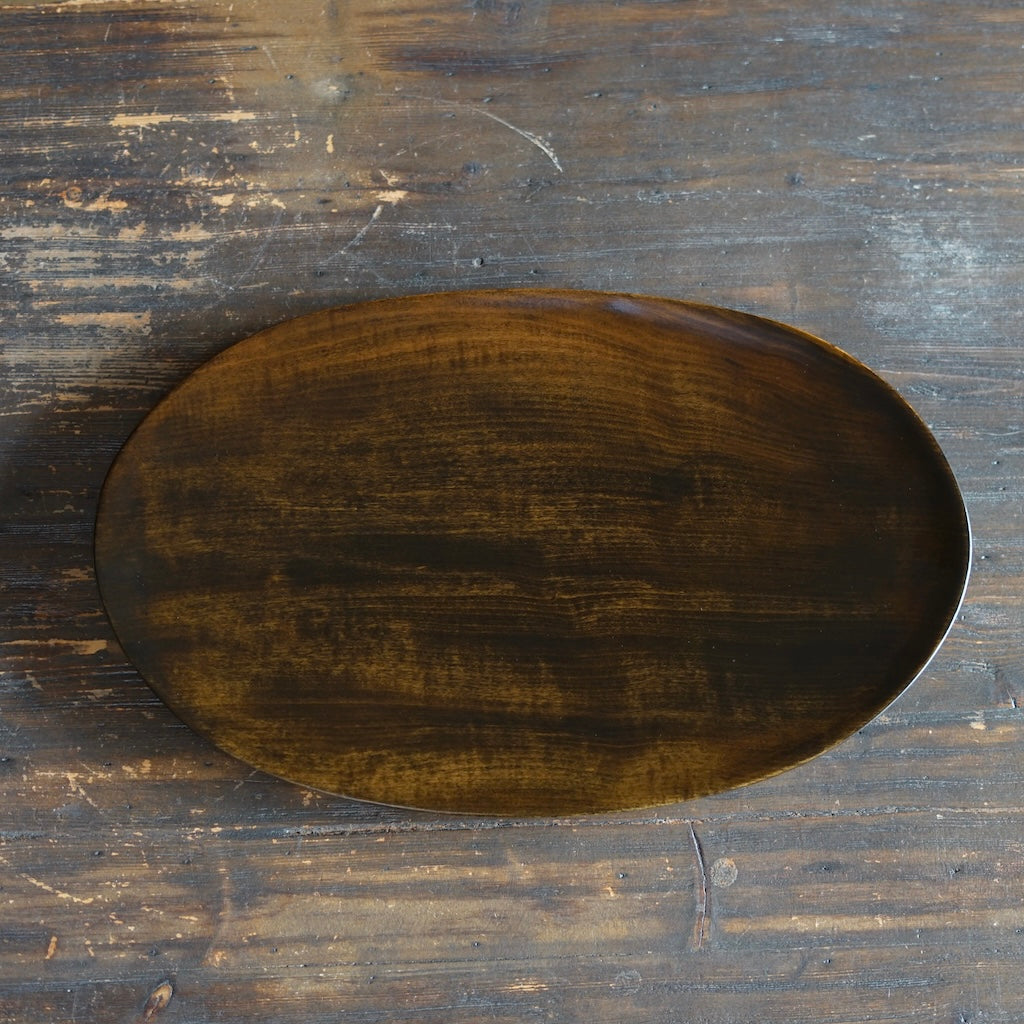 Hand Carved Oval Serving Platter #YT33