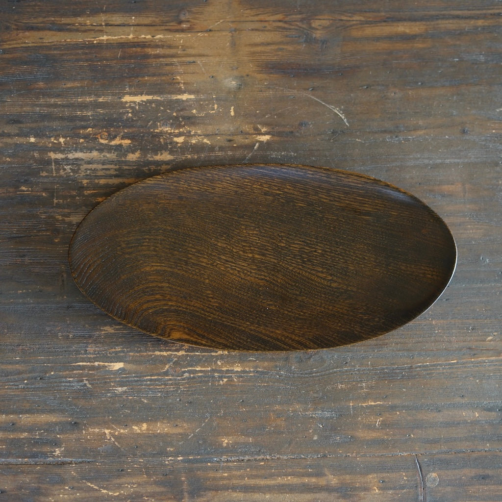 Hand Carved Oval Serving Platter #YT34