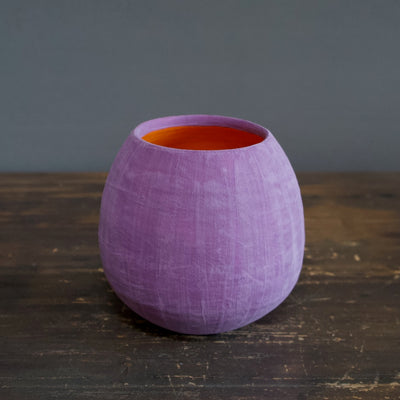 Dino Vase Lavender / Orange #JT282F