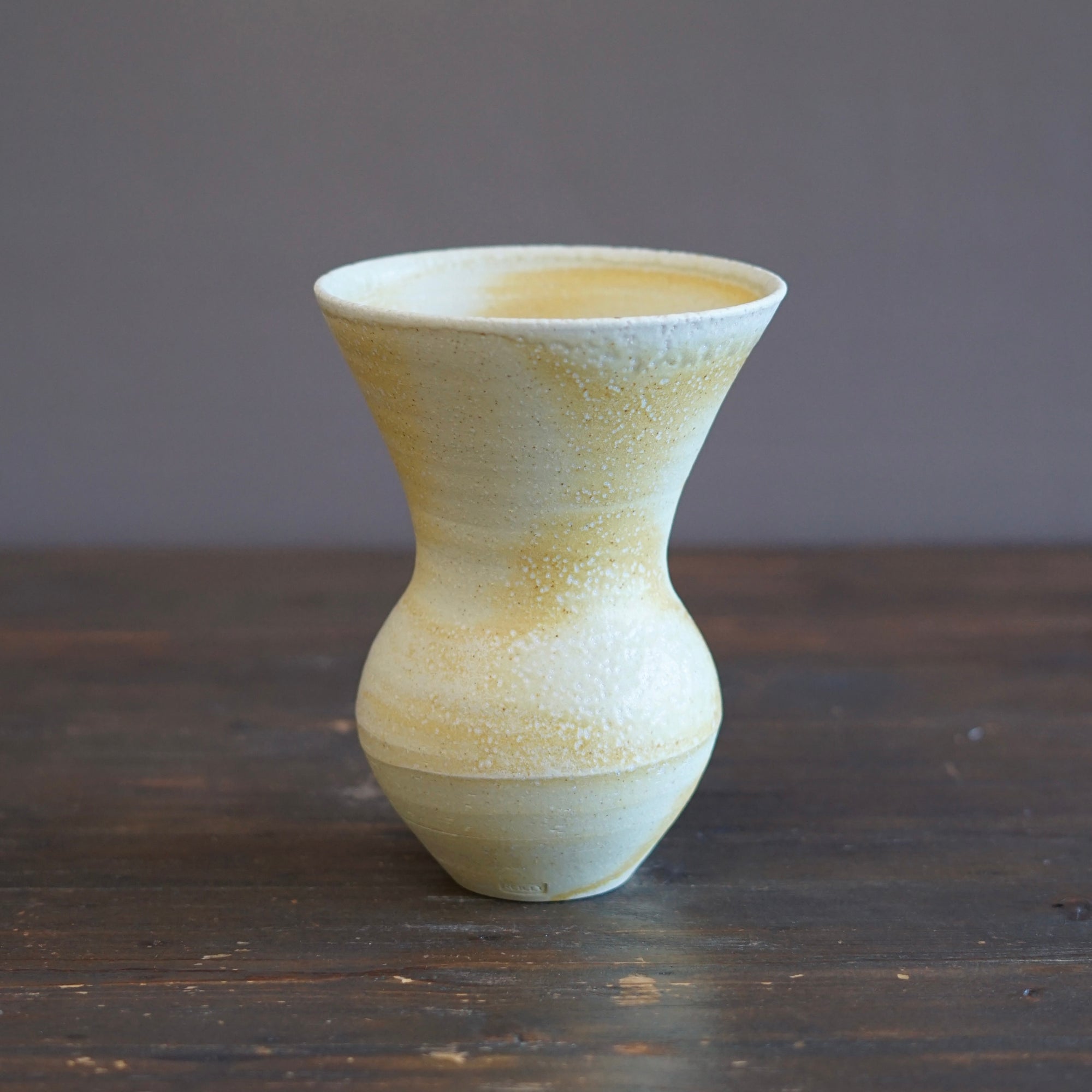 Soda Fired Flower Vase #LR77B