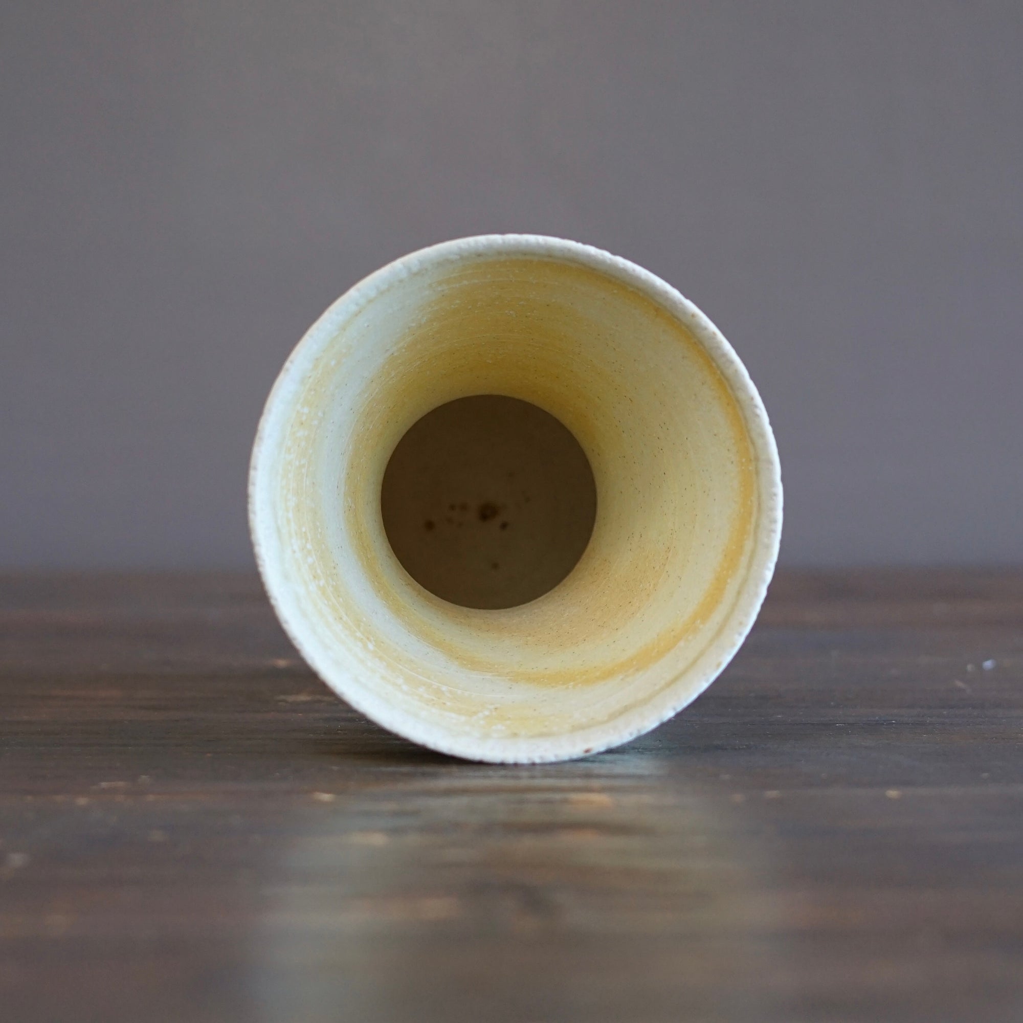 Soda Fired Flower Vase #LR77B