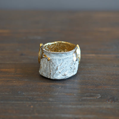 Gilded Snake GUINOMI Sake Cup #HT448