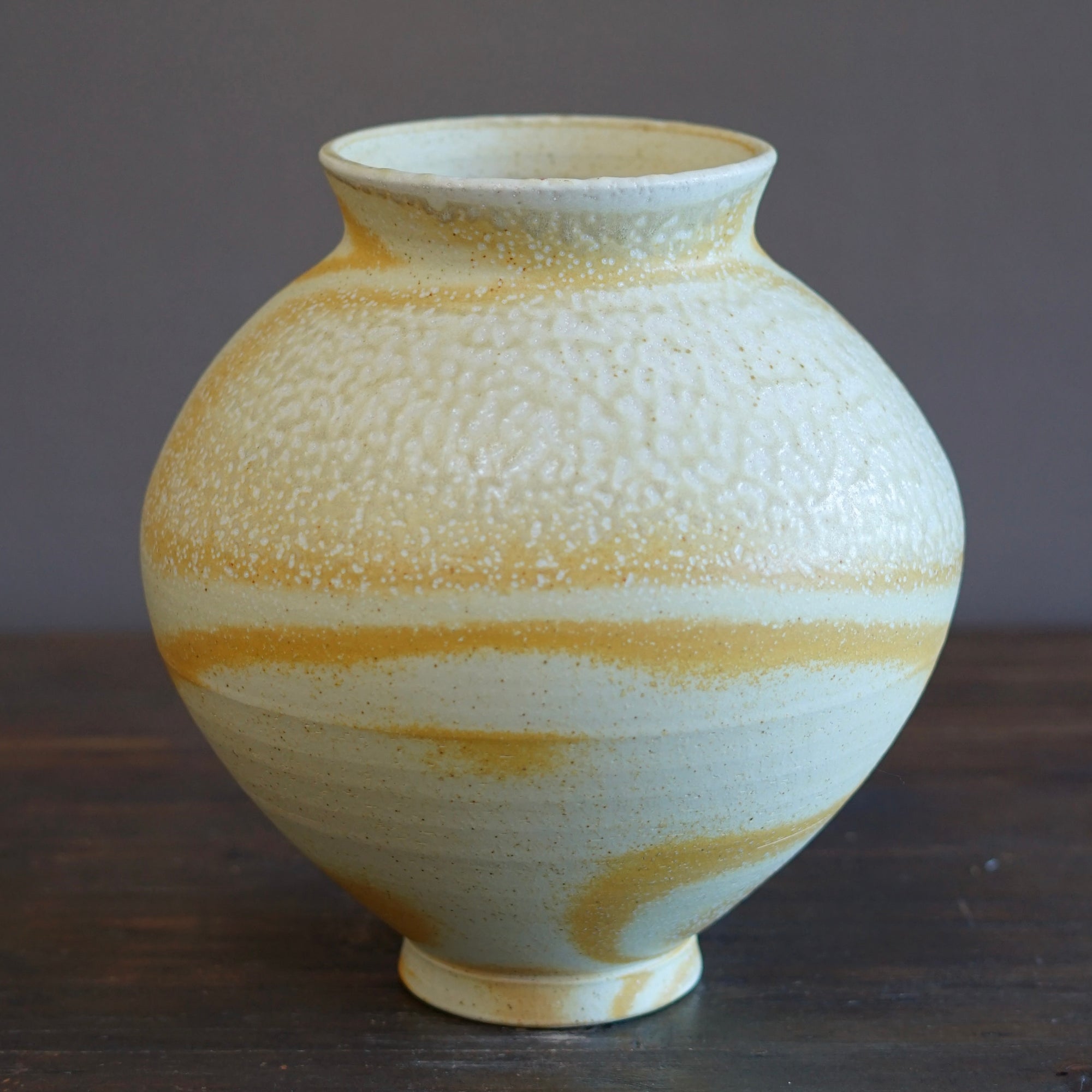 Soda Fired Large Jar #LR79