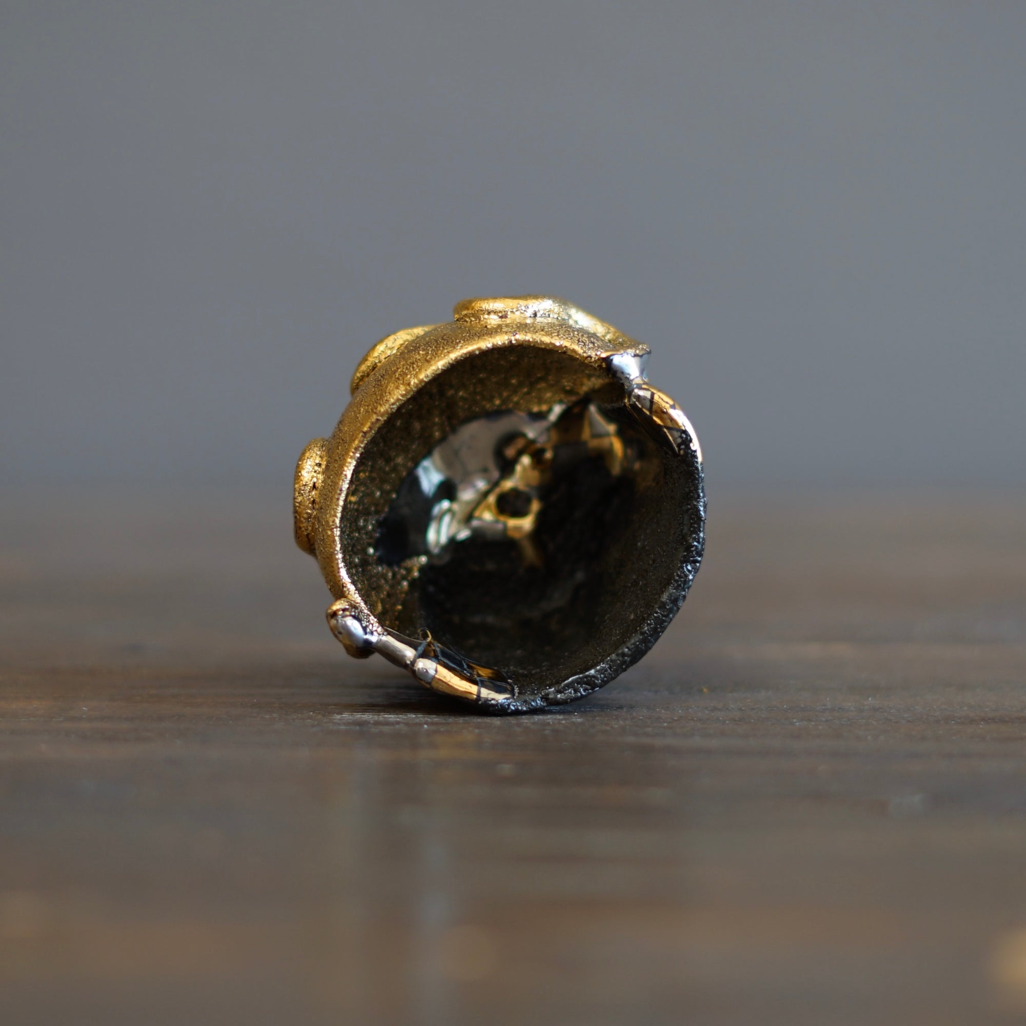 Gilded Snake GUINOMI Sake Cup #HT449