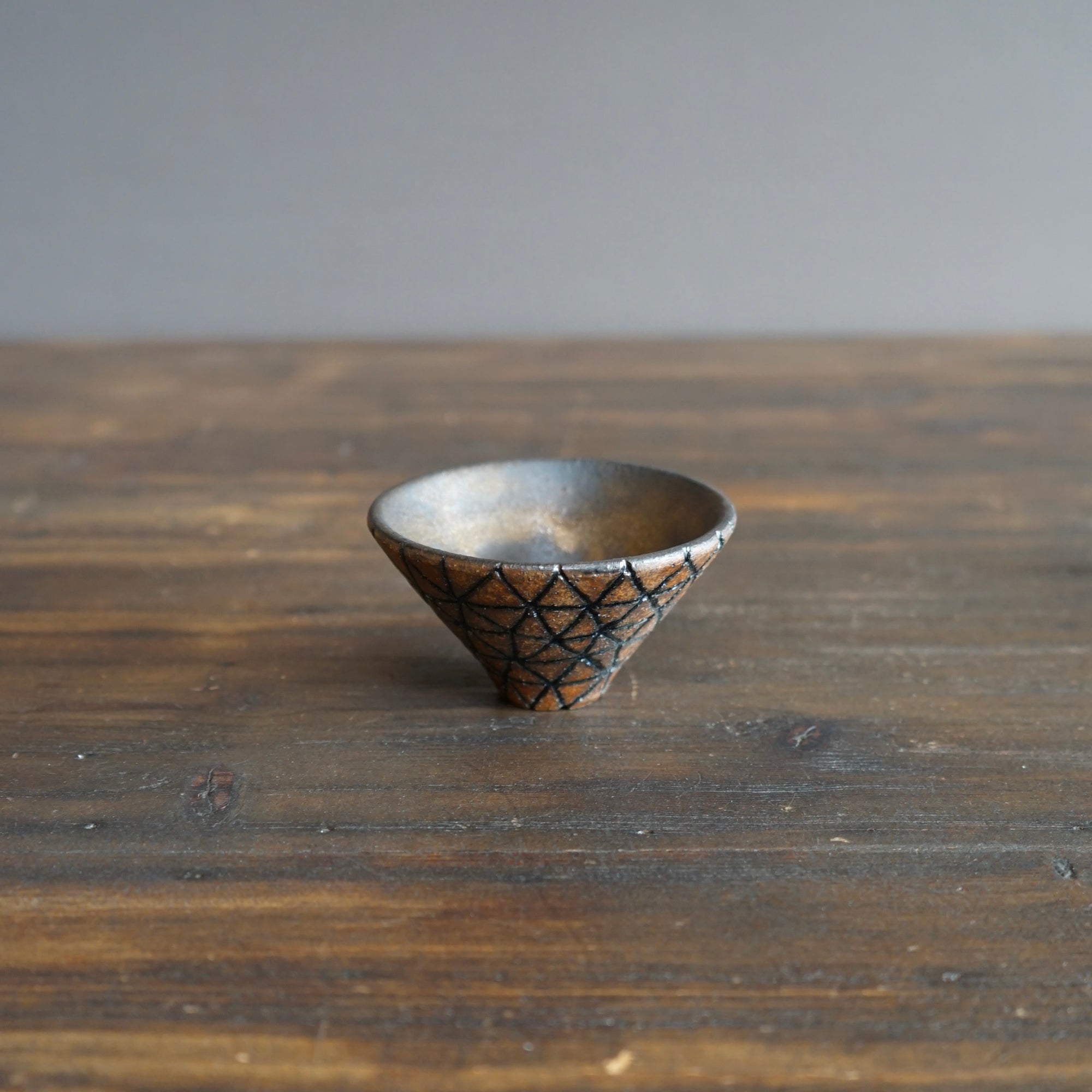 Geometric Inlay GUINOMI Sake Cup #OMT97H