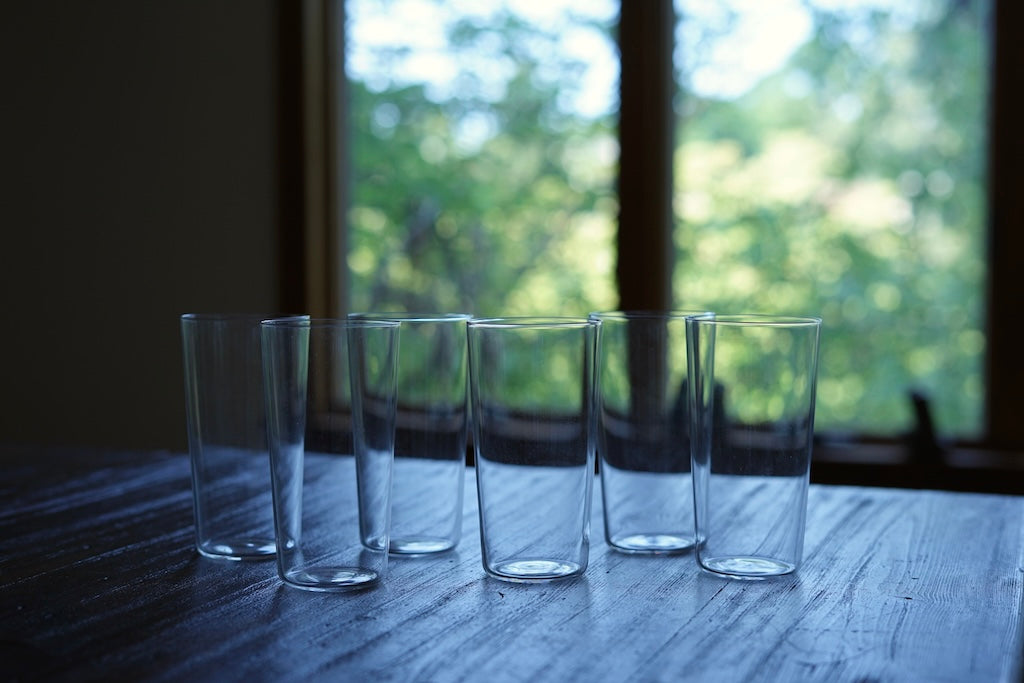 Thin Glass Tumbler 8 oz set of 6