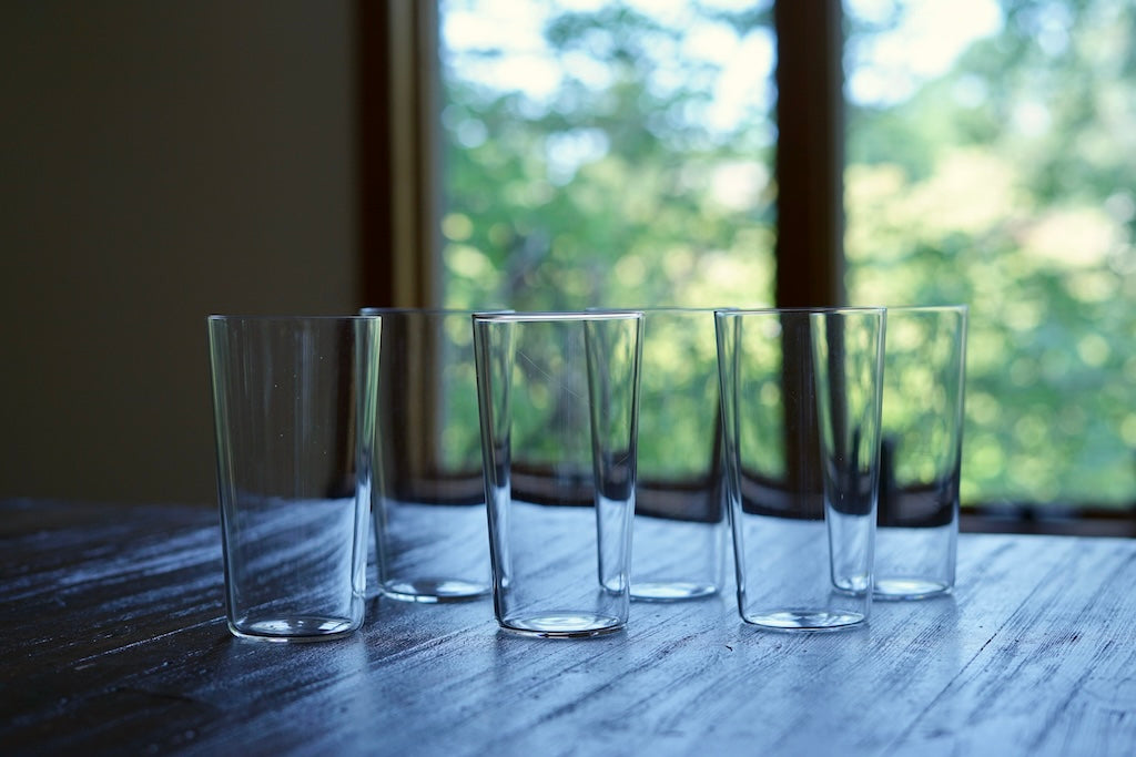 Thin Glass Tumbler 10 oz set of 6