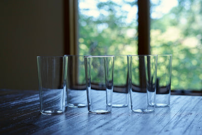 Thin Glass Tumbler 10 oz set of 6